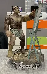 figurine inspi frankenstein peintre