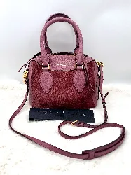 burberry sac bowling prorsum bandoulière en cuir violet