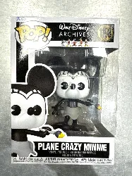 figurine funko pop! - n°1108 - minnie mouse - plane crazy minnie (1928)