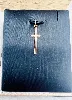 pendentif croix lisse or 750 millième (18 ct) 1,15g