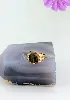 bague chevalière or forme rectangulaire or 750 millième (18 ct) 2,80g