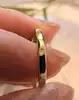 bague chou en or sertie des diamants teintés bleus or 585 millième (14 ct) 3,25g