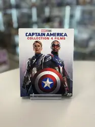 blu-ray captain america - collection 4 films : the first avenger + le soldat de l'hiver + civil war + brave new world - blu - ray