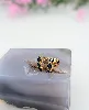 boucles d'oreilles or et saphir or 750 millième (18 ct) 3,29g