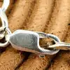 bracelet en argent maille figaro l19,5cm argent 925 millième (22 ct) 7,60g