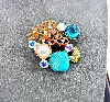 broche trésors de l'ocean avec oxydes et perles synthétique