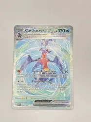 carte pokemon carchacrok ex par 245/182
