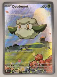 carte pokemon doudouvet 60 pv 090/086 ecarlate et violet flamme blanche ev 10,5