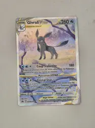 carte pokémon givrali vstar gg40/gg70 zenith suprême française secrète alt