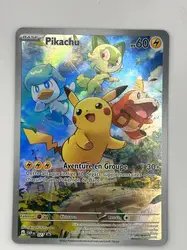 carte pokémon pikachu svp fr 027 - full art - promo