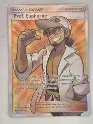 carte pokémon : prof. euphorbe 148/149 soleil & lune français