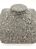 chaîne en argent maille forçat  argent 925 millième (22 ct) 3,40g