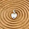 charm padonra en forme de coeur de l'amitié argent 925 millième (22 ct) 1,76g