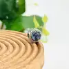 charm pandora colours scintillant bleu foncé et cristal, oxyde de zirconium  argent 925 millième (22 ct) 2,31g
