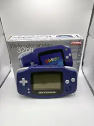 console gba game boy advance konsole purple