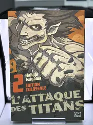 livre attaque des titans (l') - edition colossale - tome 2