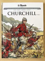 livre bd churchill tome 1 - les grands personnages de l'histoire en bande dessinée