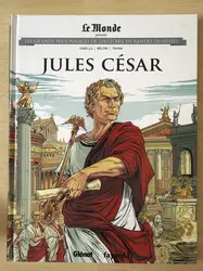 livre bd jules césar - les grands personnages de l'histoire en bande dessinée