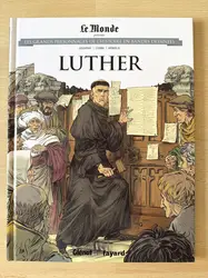 livre bd luther - les grands personnages de l'histoire en bande dessinée