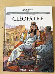 livre cleopatre - les grands personnages de l'histoire en bandes dessinées
