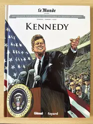 livre le monde volume 26 - kennedy - les grands personnages de l'histoire en bandes dessinées