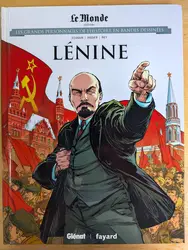 livre le monde volume 7 - lénine - les grands personnages de l'histoire en bandes dessinées