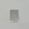 pendentif en argent rectangle  argent 925 millième (22 ct) 7,33g