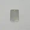 pendentif en argent rectangle  argent 925 millième (22 ct) 7,33g