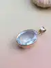 pendentif or serti d'une grande aigue-marine or 750 millième (18 ct) 6,12g