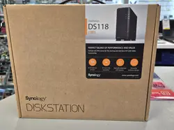 serveur nas synology diskstation ds118 1 baie 1 go noir