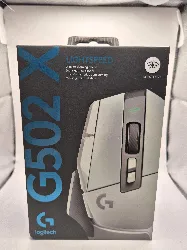souris gaming sans fil logitech g502 x lightspeed pour pc ou mac blanc