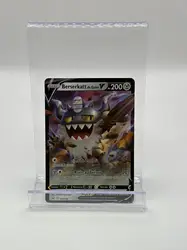 carte pokémon berserkatt de galar v 129/196 eb11 origine perdue