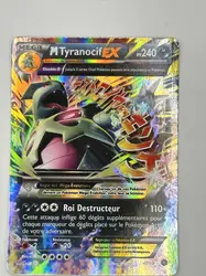 carte pokemon mega tyranocif ex 43/98 xy origines antiques