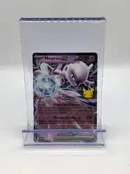 carte pokémon mewtwo ex 064/128 30 ans
