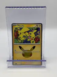 carte pokémon pikachu 26/30 30 ans