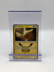 carte pokémon pikachu 27/30 30 ans