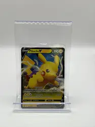 carte pokémon pikachu v swsh061 fr promo epee et bouclier