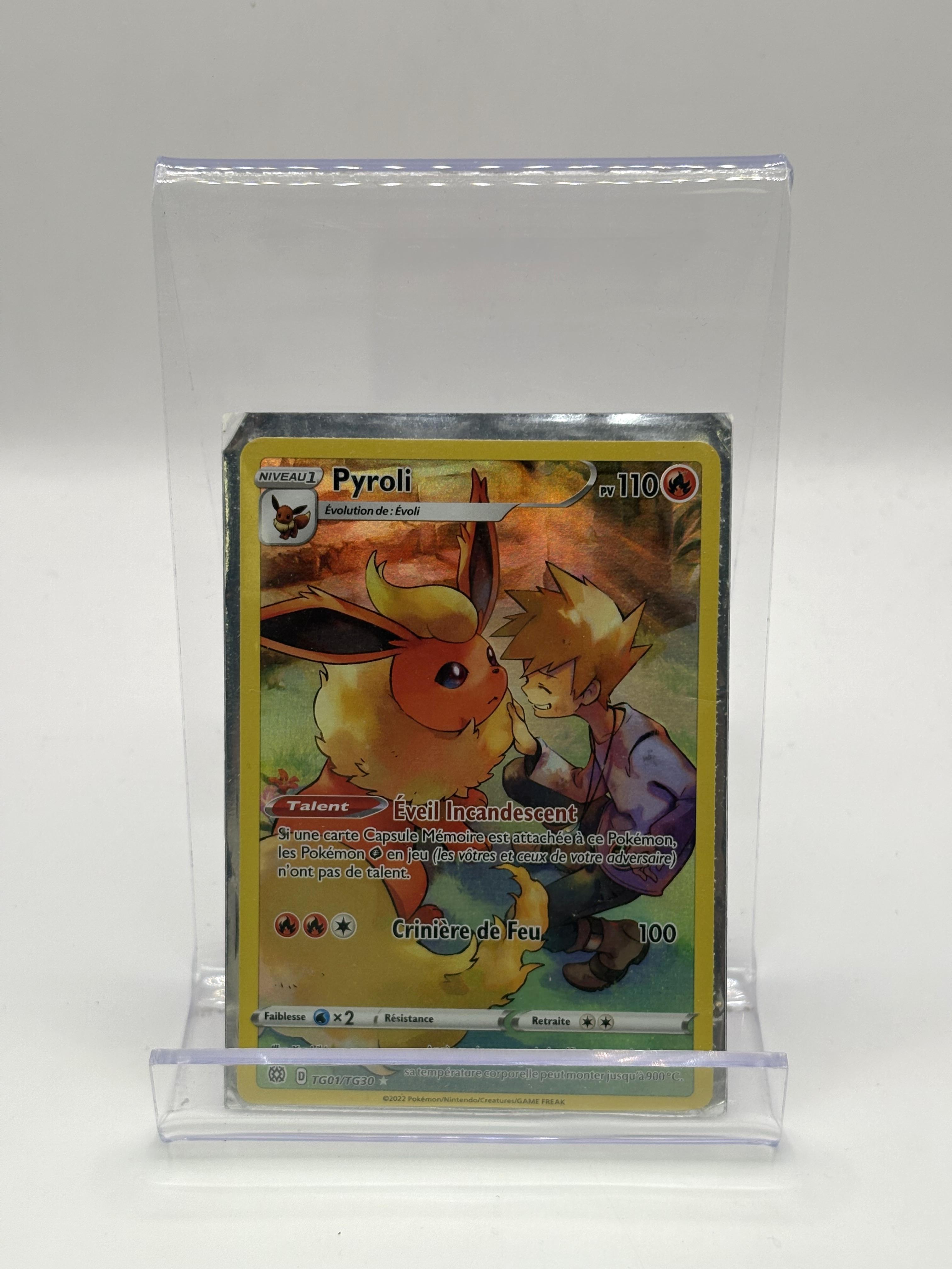 Carte Pokémon Pyroli TG01/TG30 EB9 Stars Etincelantes Epee Et Bouclier