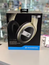 casque audio arceau circum-auriculaire avec fil sennheiser hd 599 beige