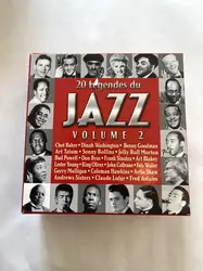 cd coffret 20 légendes du jazz - vol 2