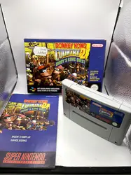 console nintendo donkey kong country 2 (diddy's kong quest) super nintendo