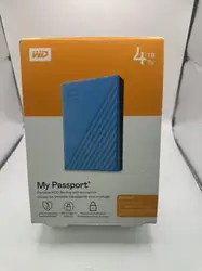 disque dur externe western digital my passport 4 to bleu