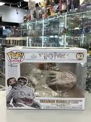 figurine funko! pop - harry potter n°93 - harry potter, hermione et ron sur le dos du dragon de gringotts (50815)