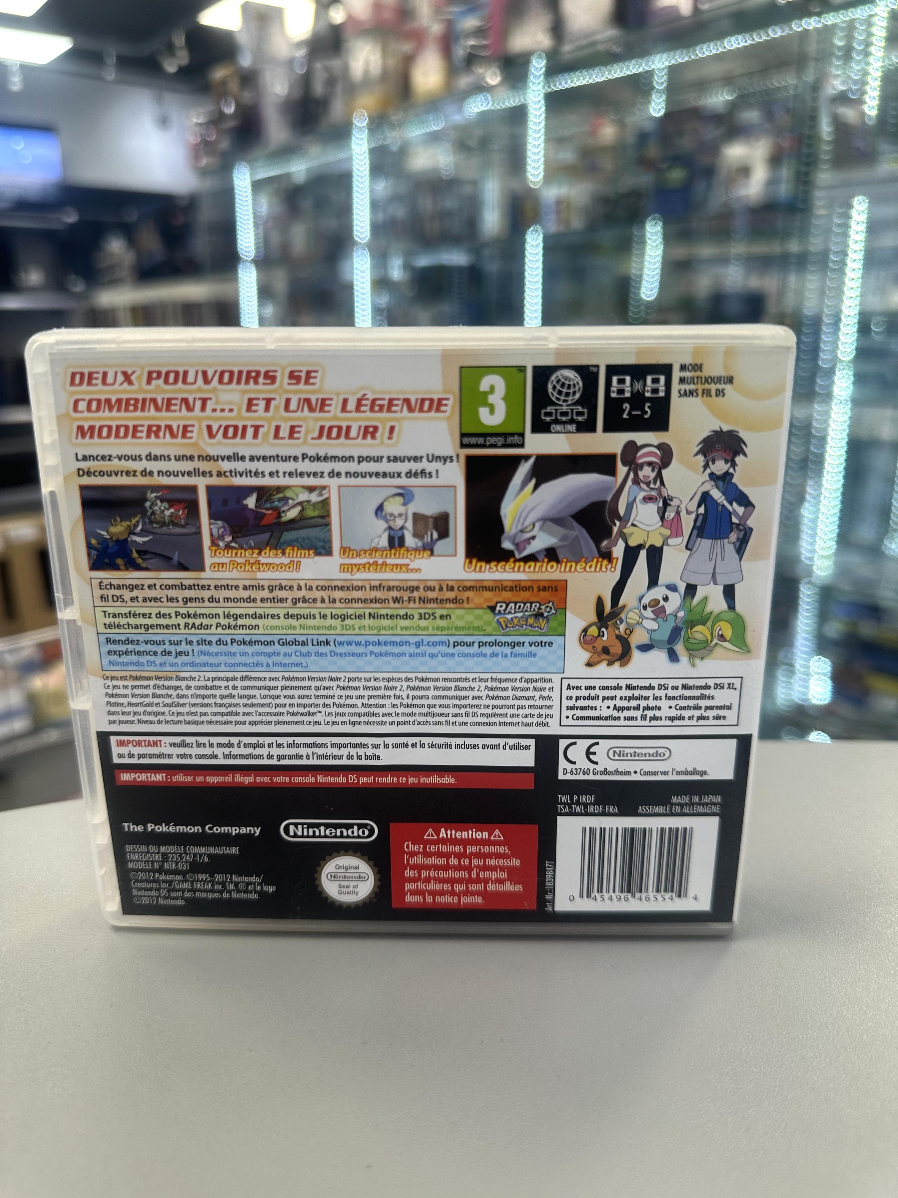 Jeu Nintendo Ds Pokemon Version Blanche 2 (white)