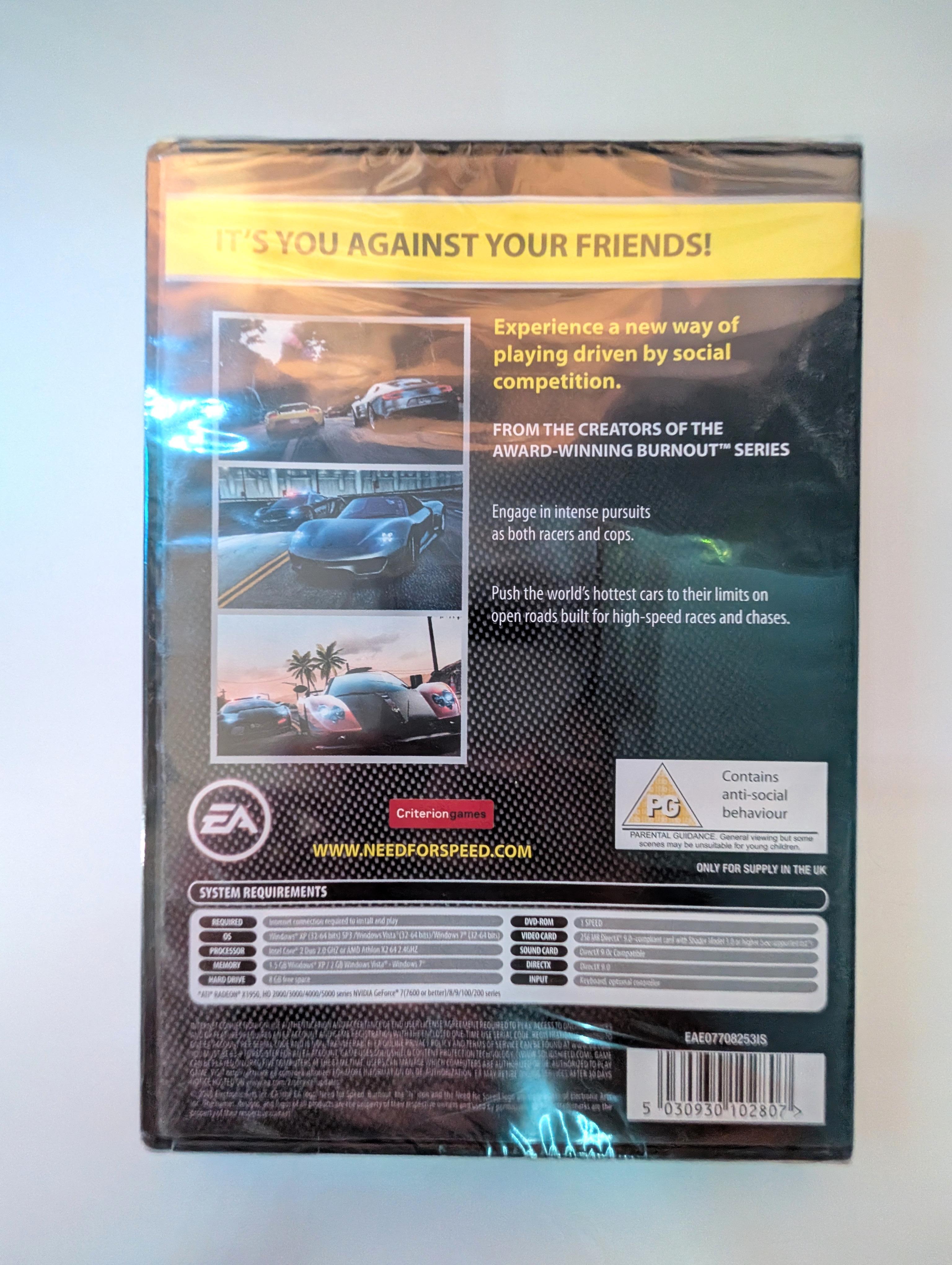 Jeu PC Jeu PC, Need for Speed Poursuit - EA Classics