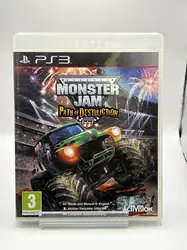 jeu ps3 monster jam : path of destruction avec le volant