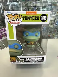 les tortues ninja - figurine pop! leonardo (méditation) 9 cm