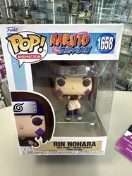 naruto pop! animation vinyl figurine rin nohara 9 cm
