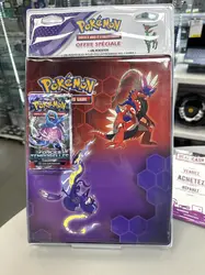 pack pokemon portfolio + booster - écarlate et violet – forces temporelles (ev05)