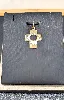pendentif croix or motif rond vidé or 750 millième (18 ct) 2,6g